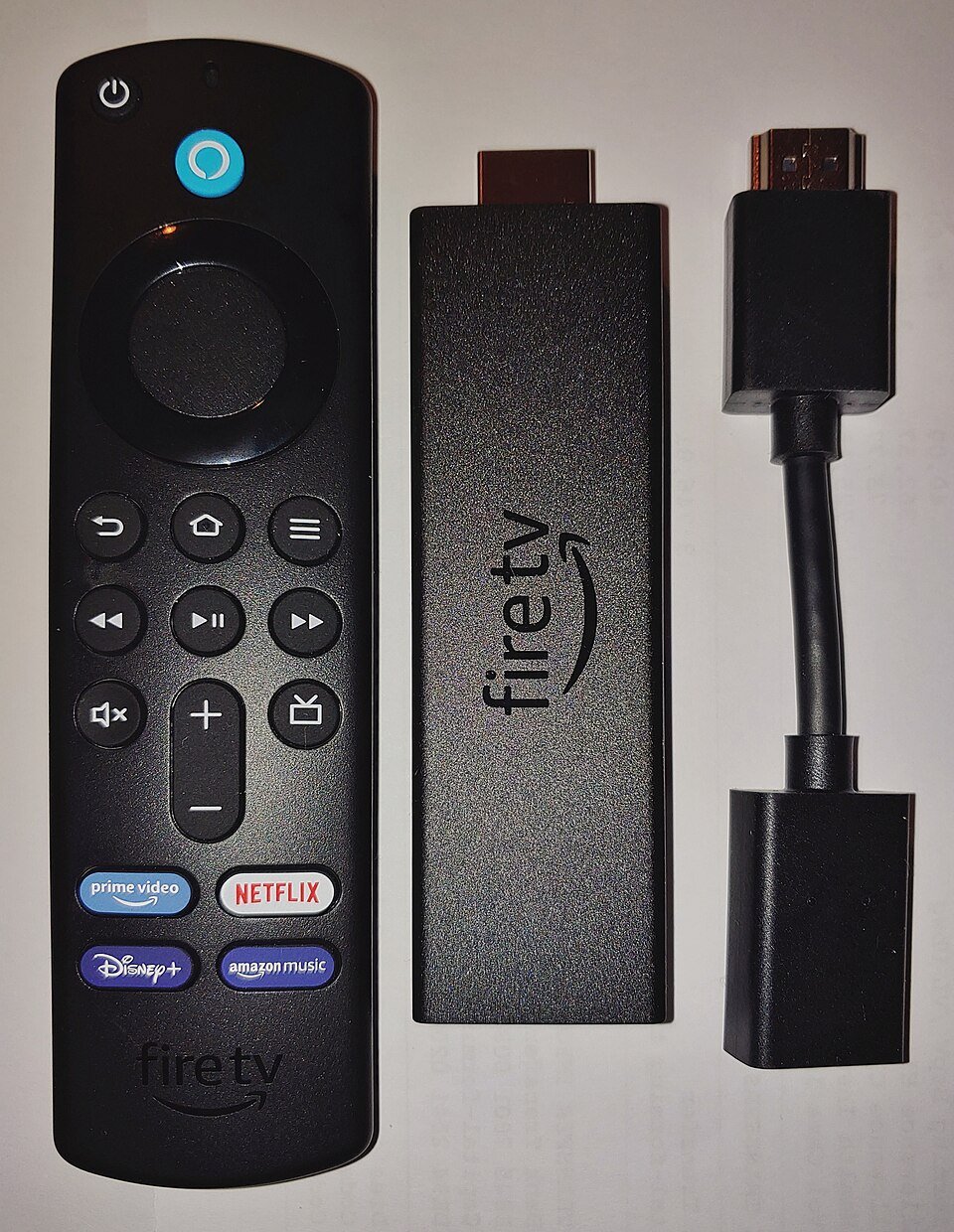 Amazon Fire TV Stick 4K Max and Alexa remote used for streaming player setup
